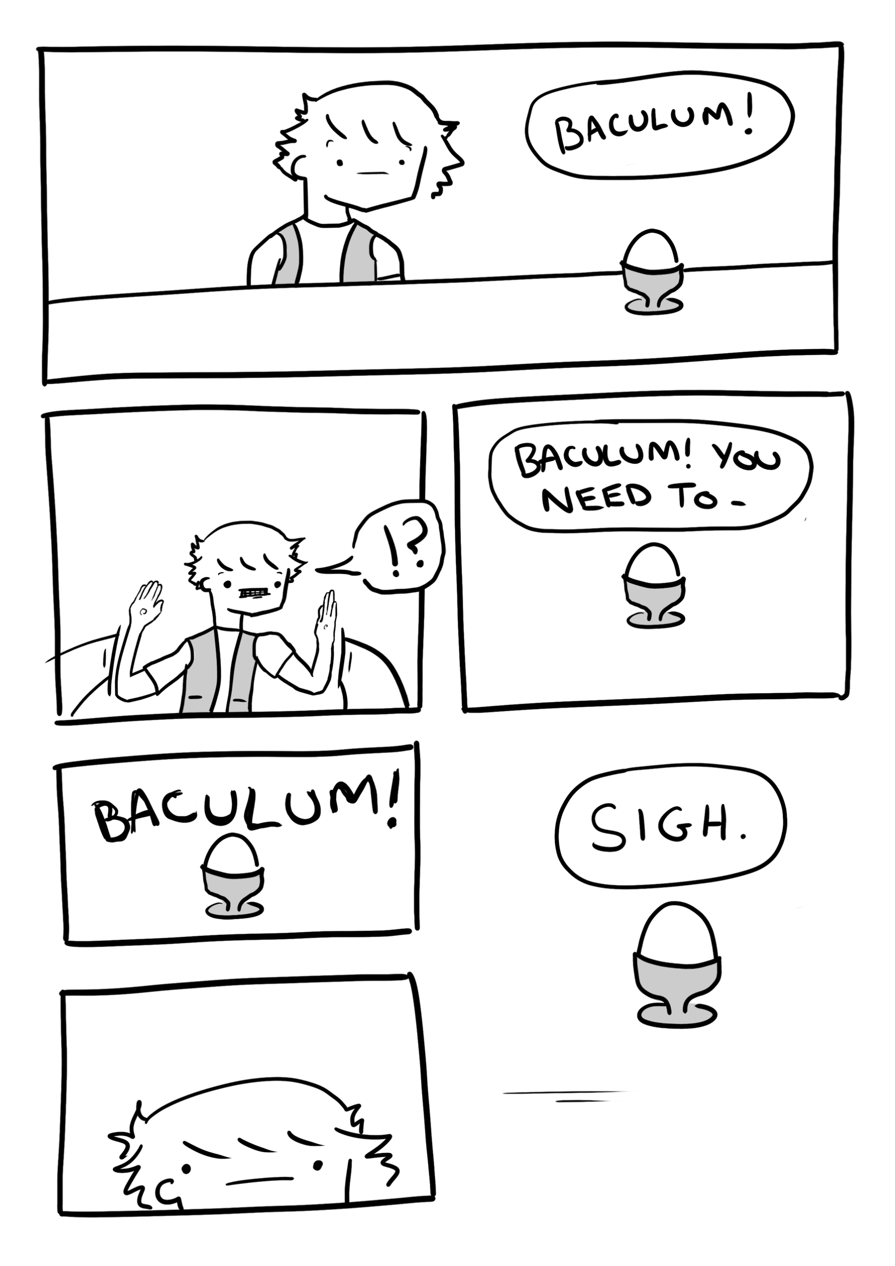 Page description: A crudely drawn sail boat floats on the sea underneath a few white clouds. In the centre is a paragraph of opening narration.